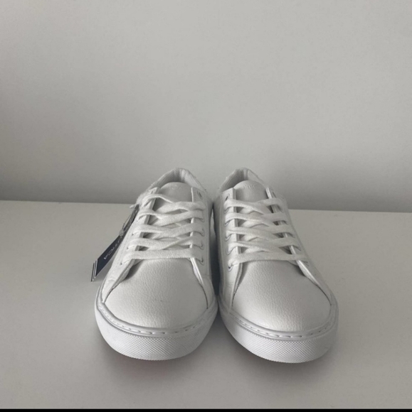 Nautica White Leather Low Top Sneaker - Picture 9 of 12